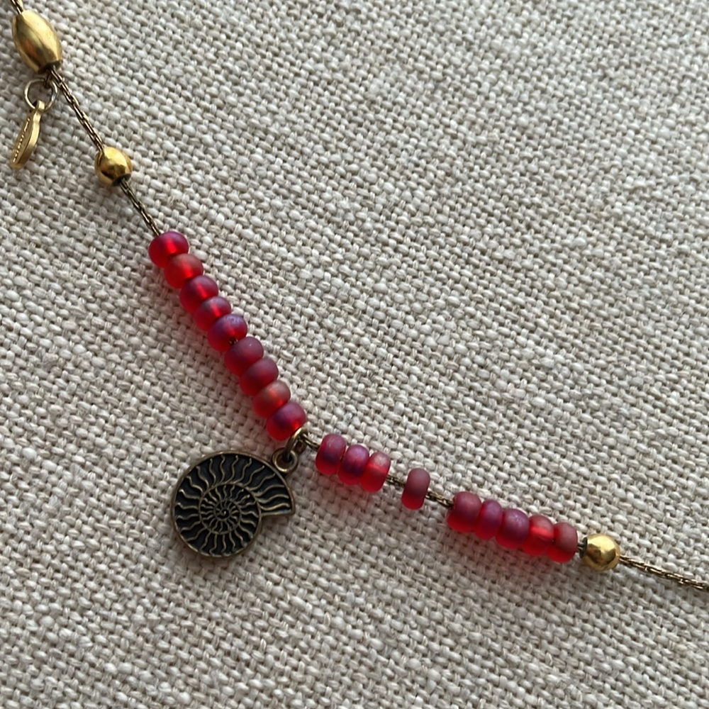 Alex and Ani seashell beaded anklet - Picture 5 of 5